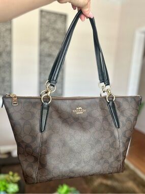 Coach Ava Signature Monogram Tote